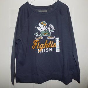 BRAND NEW W/ TAGS FIGHTING IRISH SWEATER SIZE XL WOMENS